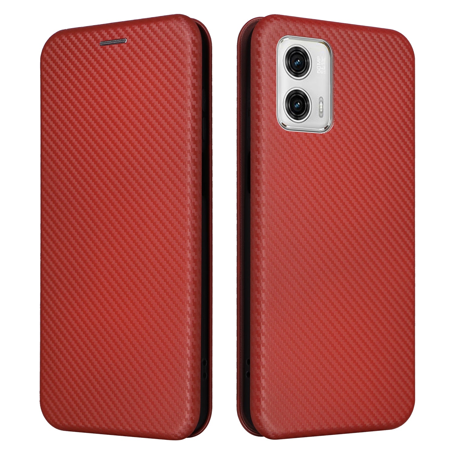 Anti-fall Phone Case For Motorola Moto G73 5G Card Holder Carbon Fiber Texture Flip Leather Cover Stand Anti-fall Phone Case For Motorola Moto G73 5G Card Holder Carbon Fiber Texture Flip Leather Cover Stand